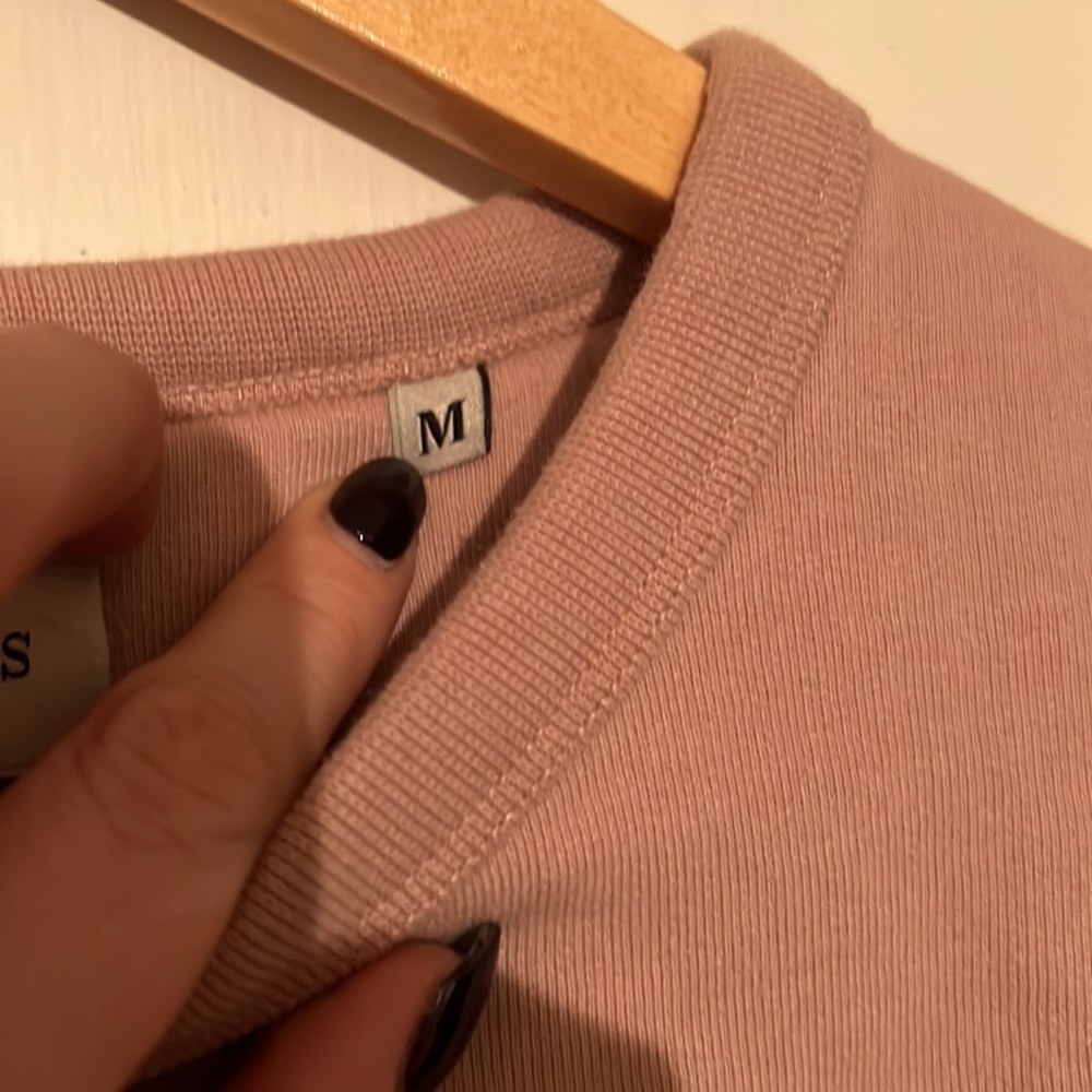 Suspicious Antwerp pink skull crew neck sweatshirt Medium - Picture 5 of 6